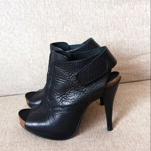 Pedro Garcia Black High Heel Booties